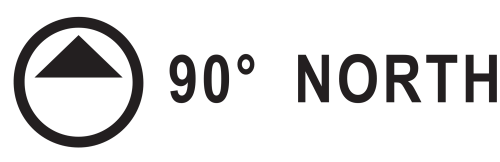90 Degrees North Logo